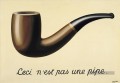 la trahison des images ce n’est pas une pipe 1948 2 Rene Magritte